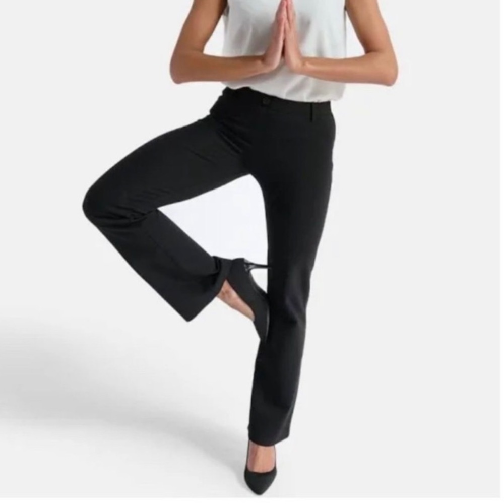 Betabrand Classic Dress Boot Cut Leg Yoga Pants Medium